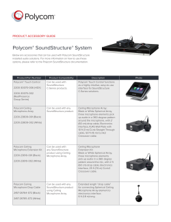 SoundStructure Accessory Guide