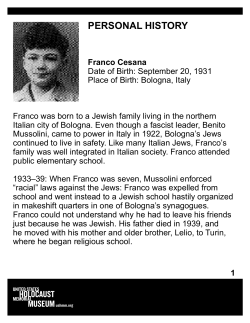 personal history - United States Holocaust Memorial Museum