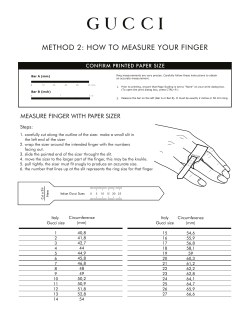 method 2: how to measure your finger