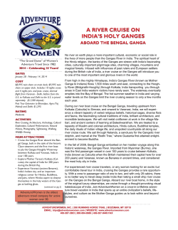a river cruise on india`s holy ganges a river cruise on india`s holy