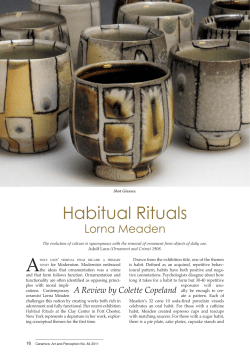 Lorna Meaden at The Clay Center Exhibition