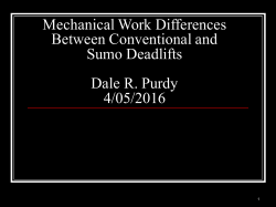 Lifting Presentation