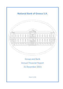 National Bank of Greece S.A.