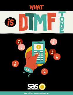 Dual Tone Multi Frequency Signalling