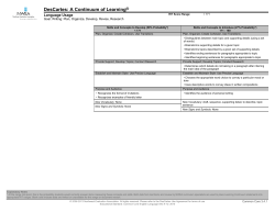 Class Breakdown by Goal: DesCartes
