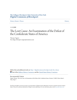 An Examination of the Defeat of the Confederate States of America
