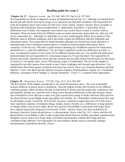 Biology 440 Exam 3 guide