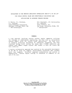 Development of the Rhenium Containing Superalloys CMSX