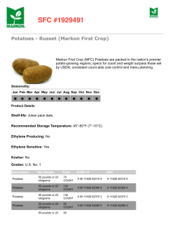Potatoes - Russet (Markon First Crop)