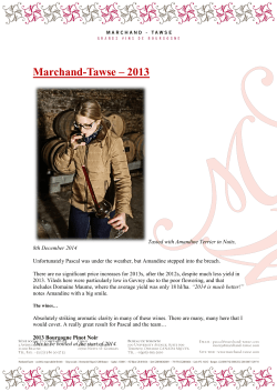 Marchand-Tawse &ndash; 2013
