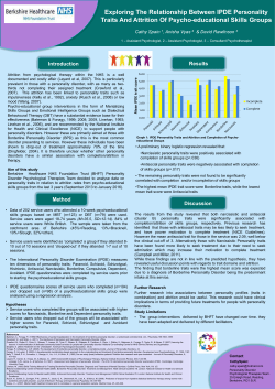 Exploring The Relationship Between IPDE Personality Traits And