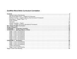 Stage 1 Level 3 and following