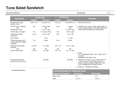 F-11: Tuna Salad Sandwich