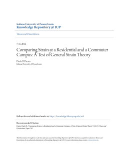 A Test of General Strain Theory