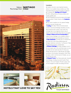 santiago hotels that love to say yes!