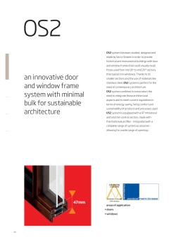 an innovative door and window frame system with