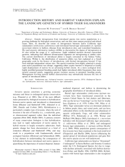 introduction history and habitat variation explain the