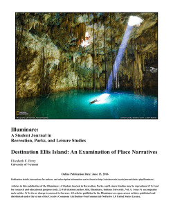 Illuminare: Destination Ellis Island: An