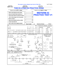 MIDTERM #2 PRACTICE TEST #1