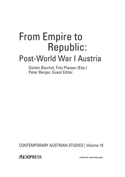 From Empire to Republic