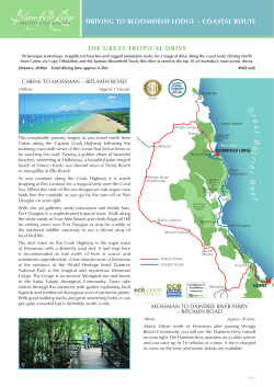 Driving to BloomfielD loDge &ndash; Coastal route tHe great troPiCal Drive