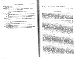 The N:onunilinear Descent Groups of Samoa