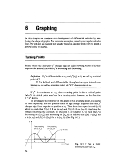 Chapter 6 - Graphing