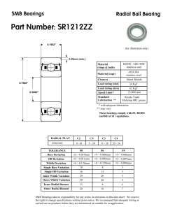 SR1212ZZ stainless steel miniature bearing 1/2x3/4x5/32 (0.5 x 0.75