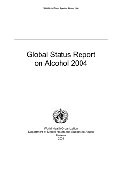 Social problems associated with alcohol use