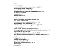 small plates homemade ricotta, ib&eacute;rico ham, pine