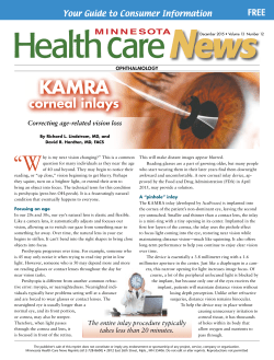 corneal inlays - Minnesota Eye Consultants