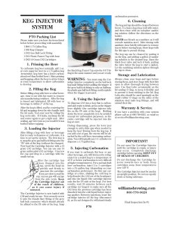 KEG INJECTOR SYSTEM