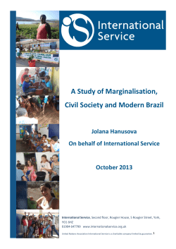 A Study of Marginalisation, Civil Society and Modern Brazil