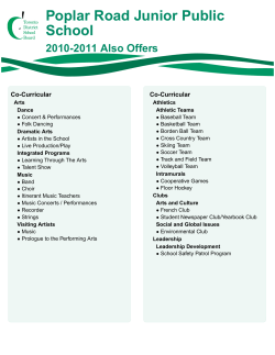 Poplar Road Junior Public School