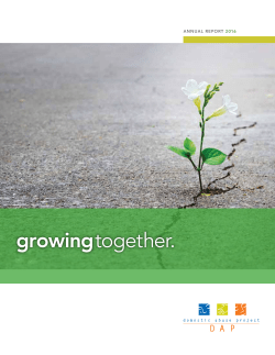 to see DAP`s 2016 Annual report
