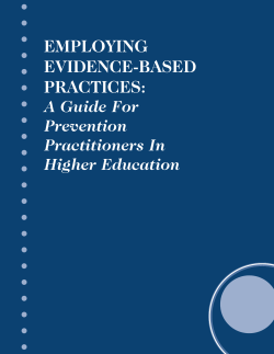 employing evidence-based practices