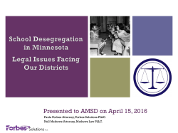 School Desegregation in Minnesota