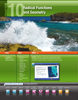 Radical Functions and Geometry