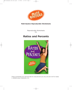 Math Busters Reproducible Worksheets