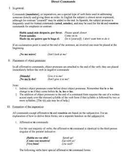 Direct Commands
