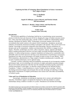 1 Exploring the Role of Technology-Based Simulations in