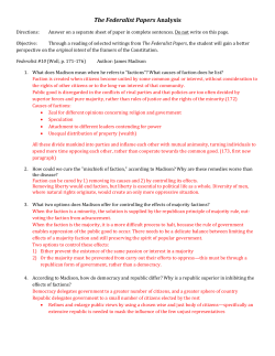 The Federalist Papers Analysis