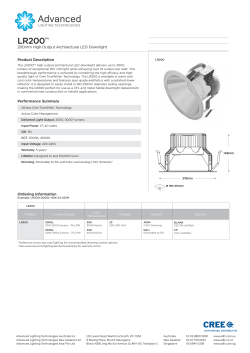 LR200 - Advanced Lighting Technologies