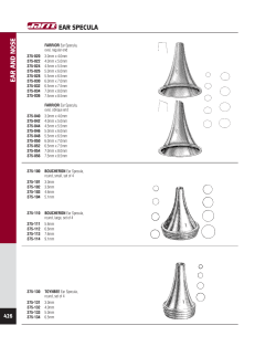 EA R A N D N O SE EAR SPECULA