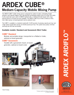 ARDEX CUBE&reg; Medium-Capacity Mobile