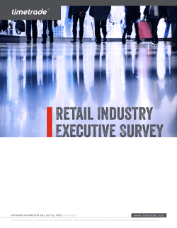 Retail Industry Executive Survey