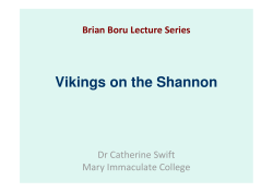 lecture vikings on the river shannon