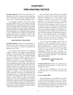 chapter 7 fire-fighting tactics