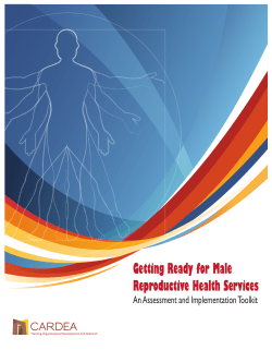 Getting Ready for Male Reproductive Health