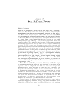Sex, Self and Power - General Guide To Personal and Societies